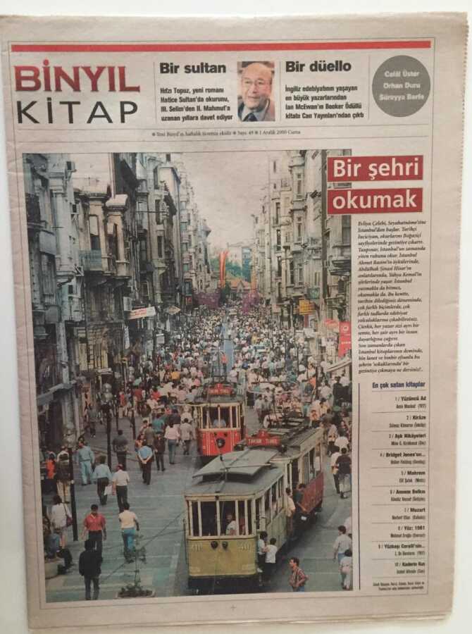 Binyıl Gazetesi Kitap Eki 1 Aralık 2000 Şairlerin Dilinden Bir Şehri