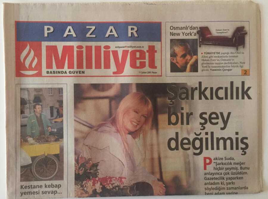 Milliyet Gazetesi Pazar Eki Ubat Pakize Suda Le R Portaj