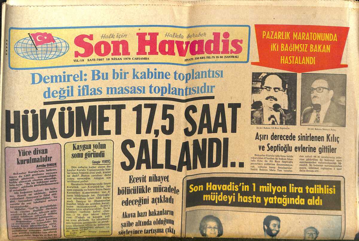 Son Havadis Gazetesi Nisan H K Met Saat Salland T Rk