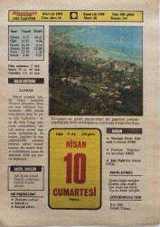 10 Nisan 1982 Takvim Yaprağı - Doğum Günü Hediyesi EFM(N)8345 - 2