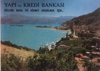 12 Ağustos 1968 Yapı Ve Kredi Bankası Eğridir Şubesinin Açılış Kartı KRT11683 - 1