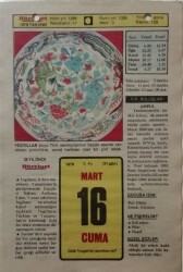 16 Mart 1979 Takvim Yaprağı - Doğum Günü Hediyesi EFM(N)7869 - 1