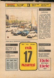 17 Eylül 1984 Takvim Yaprağı - Doğum Günü Hediyesi EFM(N)9796 - 1