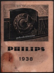 1938 Yılı Philips Radyo Sanfoni Serisi Kataloğu EFM482 - 1