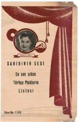 1940lar Sahibinin Sesi En Son Çıkan Plakları Reklam Broşür EFM1000 - 1