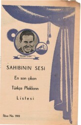 1940lar Sahibinin Sesi En Son Çıkan Plakların Listesi Reklam Broşür EFM(N)1003 - 7