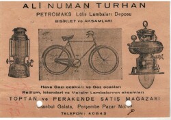 1945 Ali Numan Turhan Petromaks Lüks Lambaları Deposu EFM974 - 1