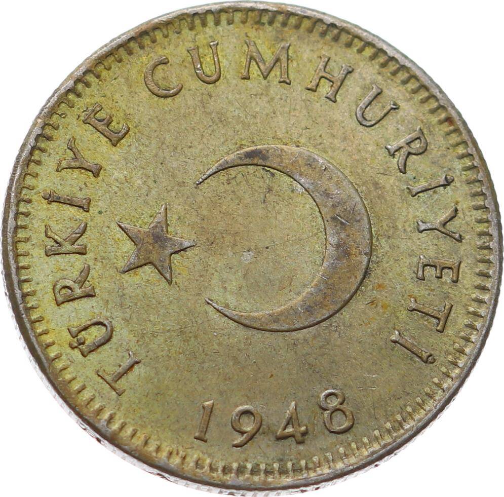 1948 Yılı 1 Lira ÇİL TCM2970 - 2