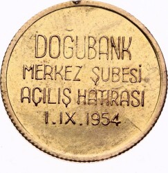 1954 Doğubank Merkez Şubesi Açılışı Kulptan Çıkma TCH1467 237 - 1