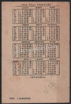 1963 Gönül Döşeme Mobilya Takvimli Kartvizit EFM290 - 3