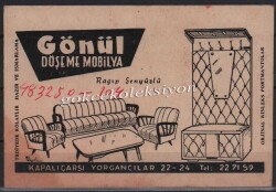 1963 Gönül Döşeme Mobilya Takvimli Kartvizit EFM290 - 4