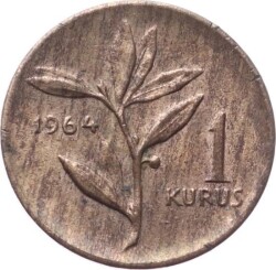 1964 Yılı 1 Kuruş Çilaltı TCM310 - 1