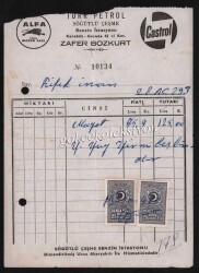 1965 Karabük Türk Petrol Servis İstasyon Faturası EFM212 - 3