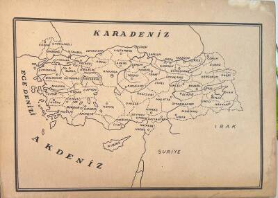 1970 - 1980ler Harita Metod Çizgisiz Defter NDR83811 - 2