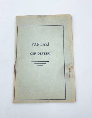 1970ler Düz Çizgili Fantazi Cep Defteri AOB3391 - 1