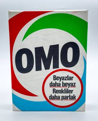 1980ler Omo Çamaşır Makinası Tozu (Açılmamış Kutusunda) AOB3410 - 1