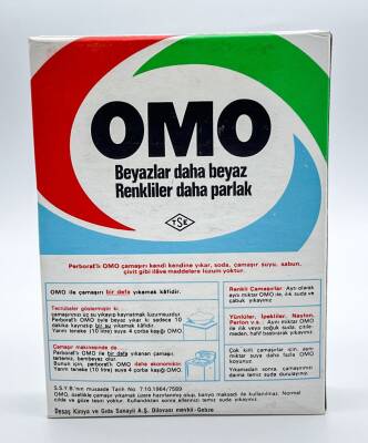 1980ler Omo Çamaşır Makinası Tozu (Açılmamış Kutusunda) AOB3410 - 2