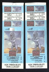 1998 The Rolling Stones Bridges To Babylon Tour 97-98 İstanbul Ali Sami Yen Konser Bileti (Çift Bilet) EFM(N)11660 - 1