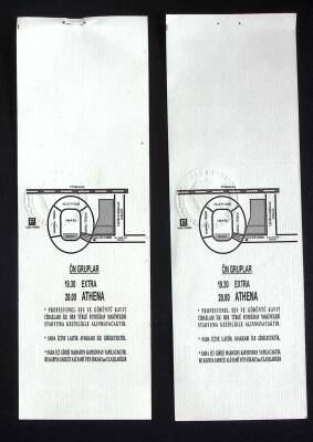 1998 The Rolling Stones Bridges To Babylon Tour 97-98 İstanbul Ali Sami Yen Konser Bileti (Çift Bilet) EFM(N)11660 - 2