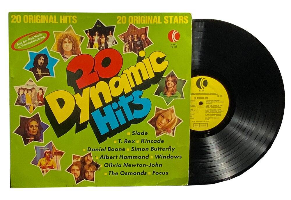 20 Dynamic Hits 1973 LP Plak (109) PLK12570 - 1