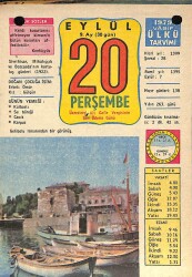 20 Eylül 1979 Takvim Yaprağı - Doğum Günü Hediyesi EFM(N)10156 - 4