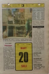 20 Mart 1979 Takvim Yaprağı - Doğum Günü Hediyesi EFM(N)7873 - 1