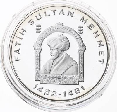 2004 -Fatih Sultan Mehmet Gümüş Hatıra Para (Sertifikalı) TCH1148 - 1