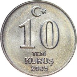 2005 Yılı 10 Kuruş Çil TCM3062 - 1