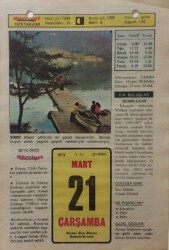 21 Mart 1979 Takvim Yaprağı - Doğum Günü Hediyesi EFM(N)7874 - 1