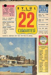 22 Eylül 1979 Takvim Yaprağı - Doğum Günü Hediyesi EFM(N)10158 - 4