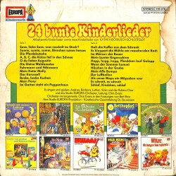 24 Bunte Kinderlieder - Germany Double LP (109) PLK17450 - 2