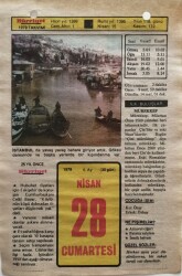 28 Nisan 1979 Takvim Yaprağı - Doğum Günü Hediyesi EFM(N)8533 - 1