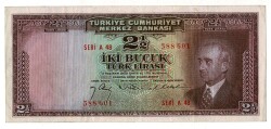 2.Emisyon 1. Tertip 2½ Türk Lirası NATUREL/ÇÇT TCK9324 - 1