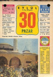 30 Eylül 1979 Takvim Yaprağı - Doğum Günü Hediyesi EFM(N)10187 - 4