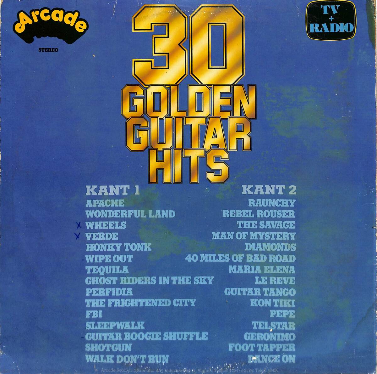 30 Golden Guitar Hits (1978 - Hollanda) LP (10/8.5) PLK19232 - 2