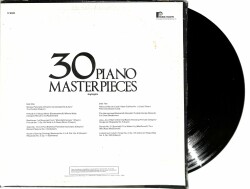 30 Piano Masterpieces - Highlights (Dönem Baskı) LP Plak (108.5) PLK22097 - 1