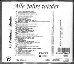 40 Weibnacbtslieder * ( İkinci El ) CD Müzik CD1657 - 2