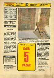 5 Eylül 1982 Takvim Yaprağı - Doğum Günü Hediyesi EFM(N)9911 - 2