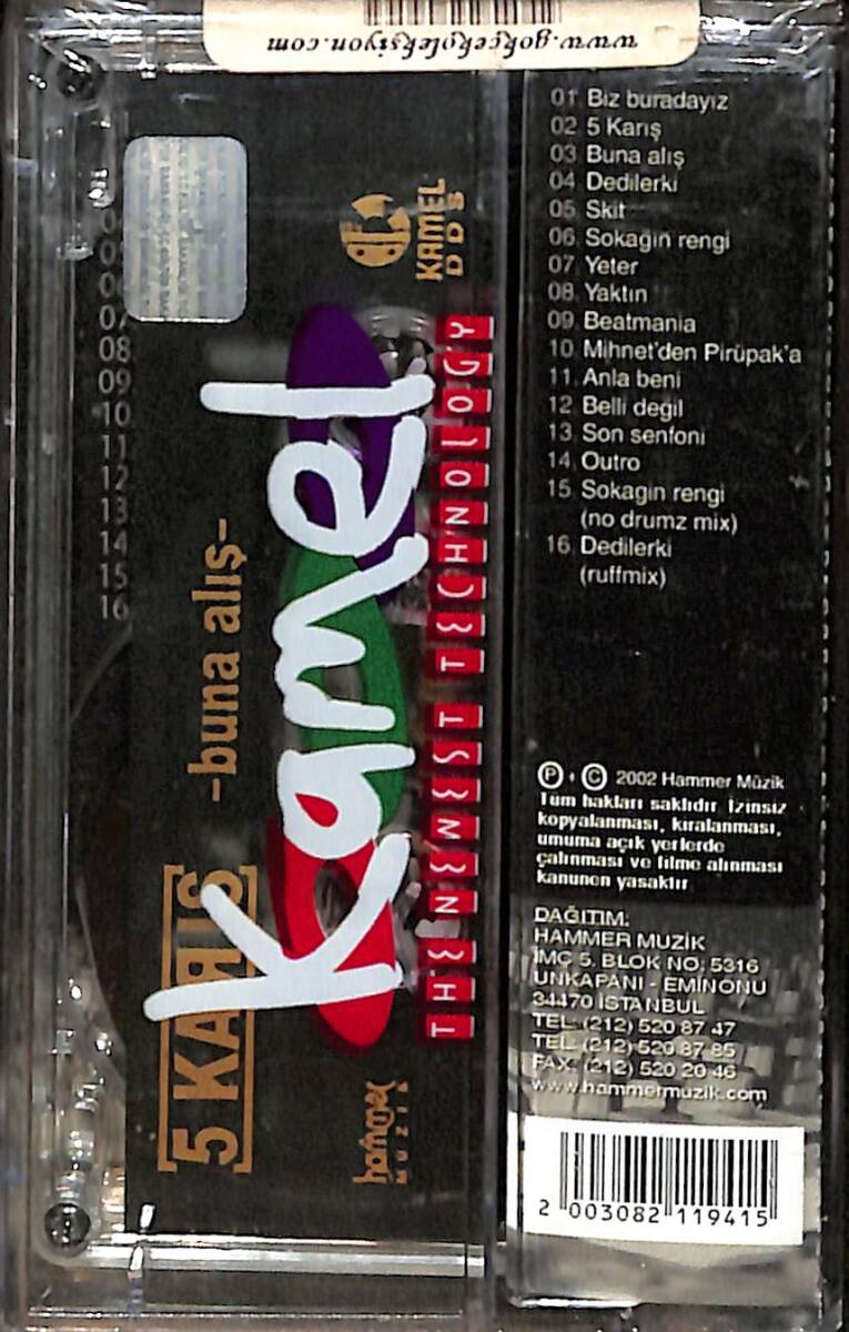 5 Karış - Buna Alış Kaset (Sıfır) KST26719 - 2