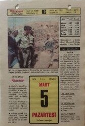 5 Mart 1979 Takvim Yaprağı - Doğum Günü Hediyesi EFM(N)7858 - 1