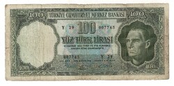 5.Emisyon 5. Tertip 100 Türk Lirası TEMİZ TCK9448 - 1