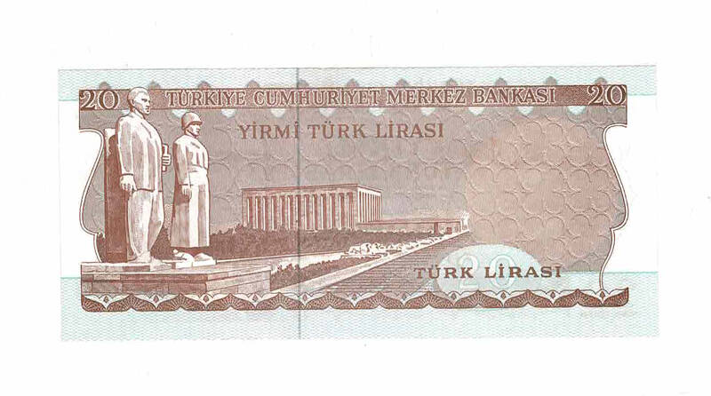 6. Emisyon 3.Tertip 20 Türk Lirası Seri H06 ÇİL TCK9681 - 2