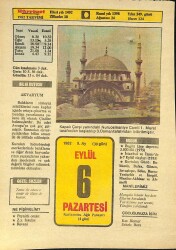 6 Eylül 1982 Takvim Yaprağı - Doğum Günü Hediyesi EFM(N)9912 - 1