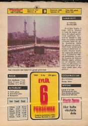 6 Eylül 1984 Takvim Yaprağı - Doğum Günü Hediyesi EFM(N)9785 - 2