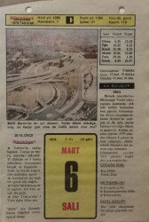 6 Mart 1979 Takvim Yaprağı - Doğum Günü Hediyesi EFM(N)7859 - 2