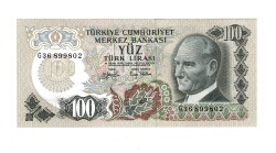 6.Emisyon 2.Tertip 100 Türk Lirası Seri Takipli G36 ÇA TCK4972 - 1