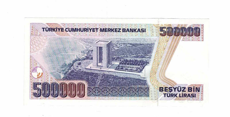 7. Emisyon 1.Tertip 500.000 Türk Lirası ÇİL TCK9755 - 2