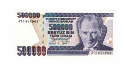 7. Emisyon 4.Tertip 500.000 Türk Lirası ÇİL TCK9763 - 1