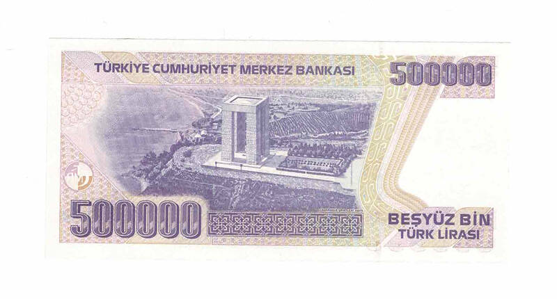 7. Emisyon 4.Tertip 500.000 Türk Lirası ÇİL TCK9763 - 2