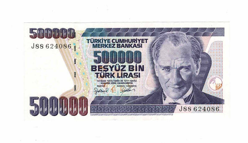 7. Emisyon 4.Tertip 500.000 Türk Lirası ÇİL TCK9764 - 1